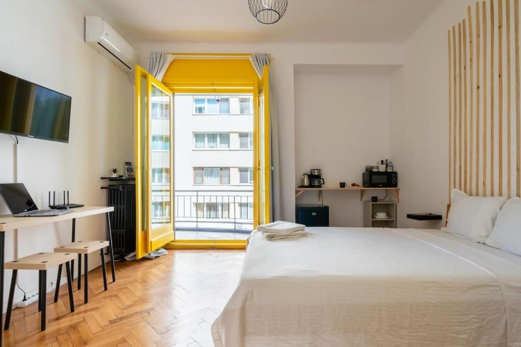 Quiet And Classic Studio With Cismigiu Park View 布加勒斯特 外观 照片